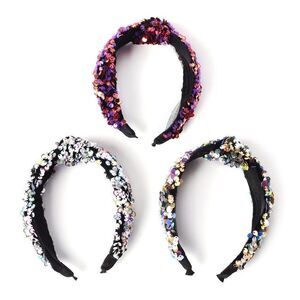 Sparkly Wide-Brimmed Headbands